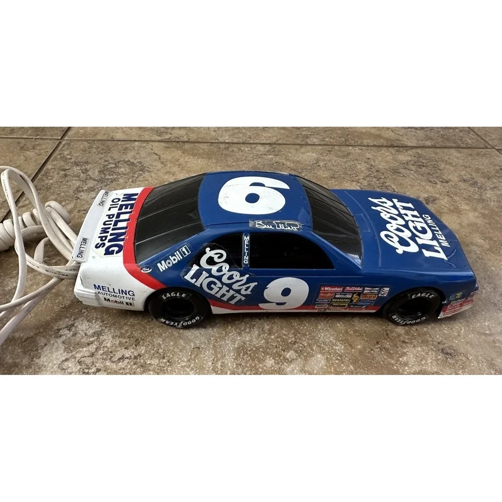 Vintage 1990's NASCAR #9 Bill Elliott Coors Light Stock Car Telephone